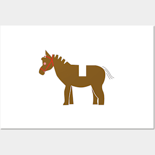 Interpretation of a Minifig Horse Posters and Art